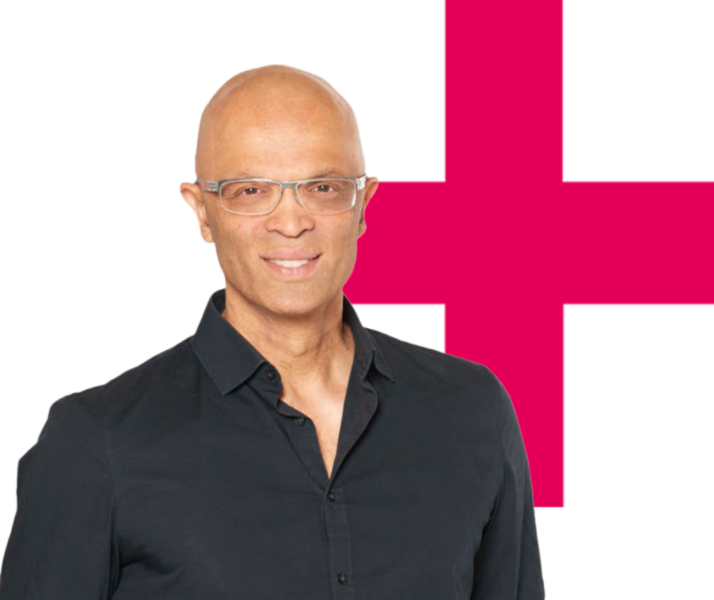 Profilbild von Dr. Dr. med. Gharavi mit ruhigem Ausdruck vor neutralem Hintergrund.